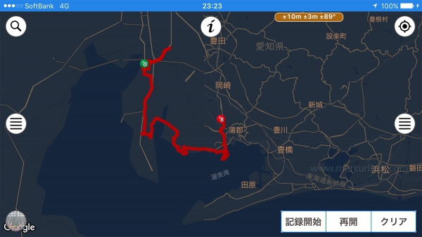 日本一周-6日目-ルート